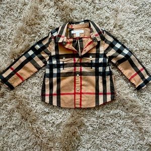 BURBERRY Classic Plaid Shirt Boys 12 months
